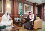 الأمير محمد بن عبدالعزيز يستقبل مدير عام البريد السعودية بالمنطقة