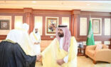 سمو أمير منطقة جازان بالنيابة يستقبل أصحاب الفضيلة المشايخ والقضاة