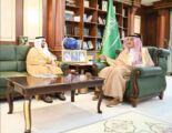 أمير جازان يلتقي نائب وزير البيئة والمياه والزراعة