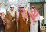 خادم الحرمين يستقبل رئيس مجلس الأمة الكويتي