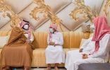 سمو نائب أمير منطقة جازان ينقل تعازي القيادة لذوي المتوفين في حادثة سقوط مقذوف عسكري معاد بمحافظة صامطة